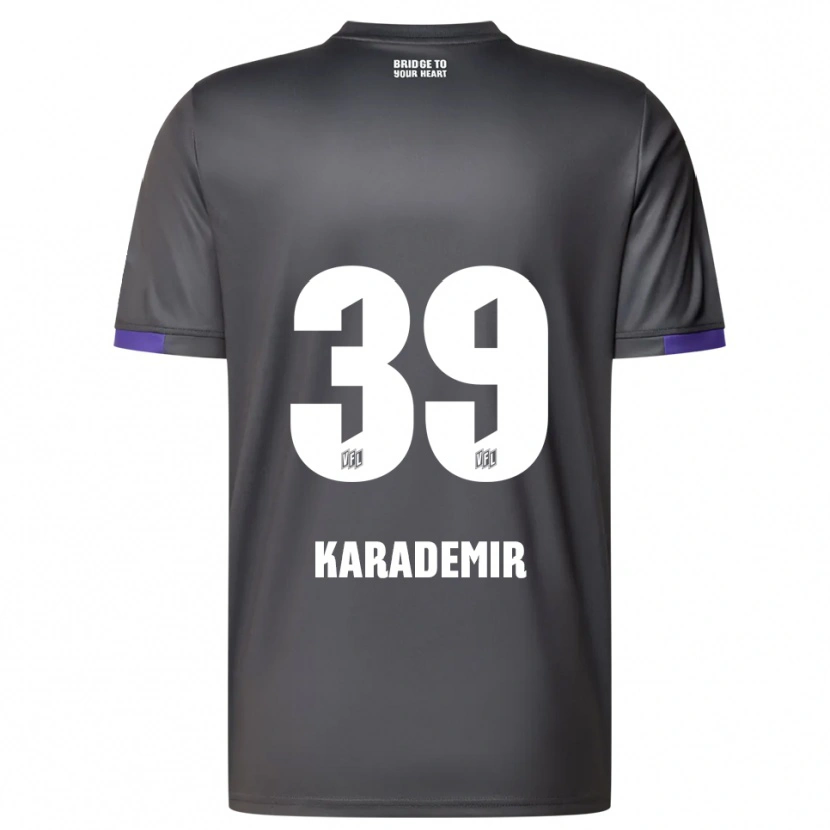 Danxen Dames Yiğit Karademir #39 Grijs Paars Uitshirt Uittenue 2025/26 T-Shirt