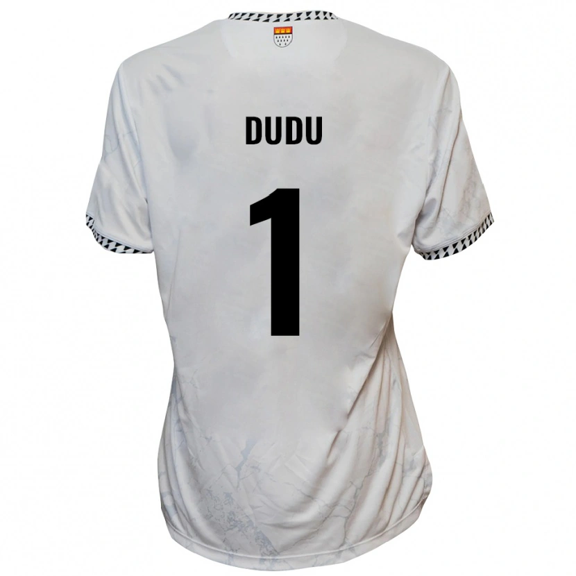 Danxen Dames Dudu #1 Wit Zwart Uitshirt Uittenue 2025/26 T-Shirt