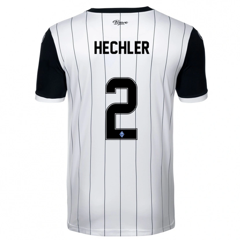 Danxen Dames Silas Hechler #2 Wit Zwart Uitshirt Uittenue 2025/26 T-Shirt