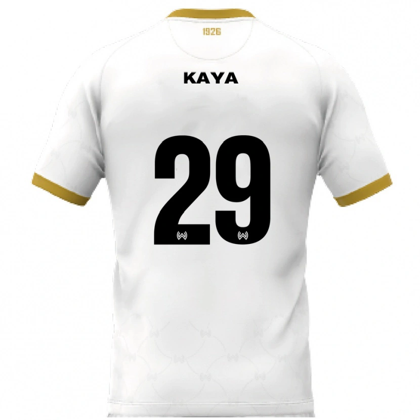 Danxen Dames Fatih Kaya #29 Wit Goud Uitshirt Uittenue 2025/26 T-Shirt