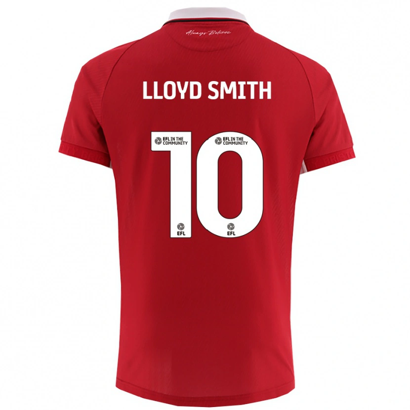 Danxen Kinderen Lexi Lloyd-Smith #10 Rood Wit Thuisshirt Thuistenue 2025/26 T-Shirt