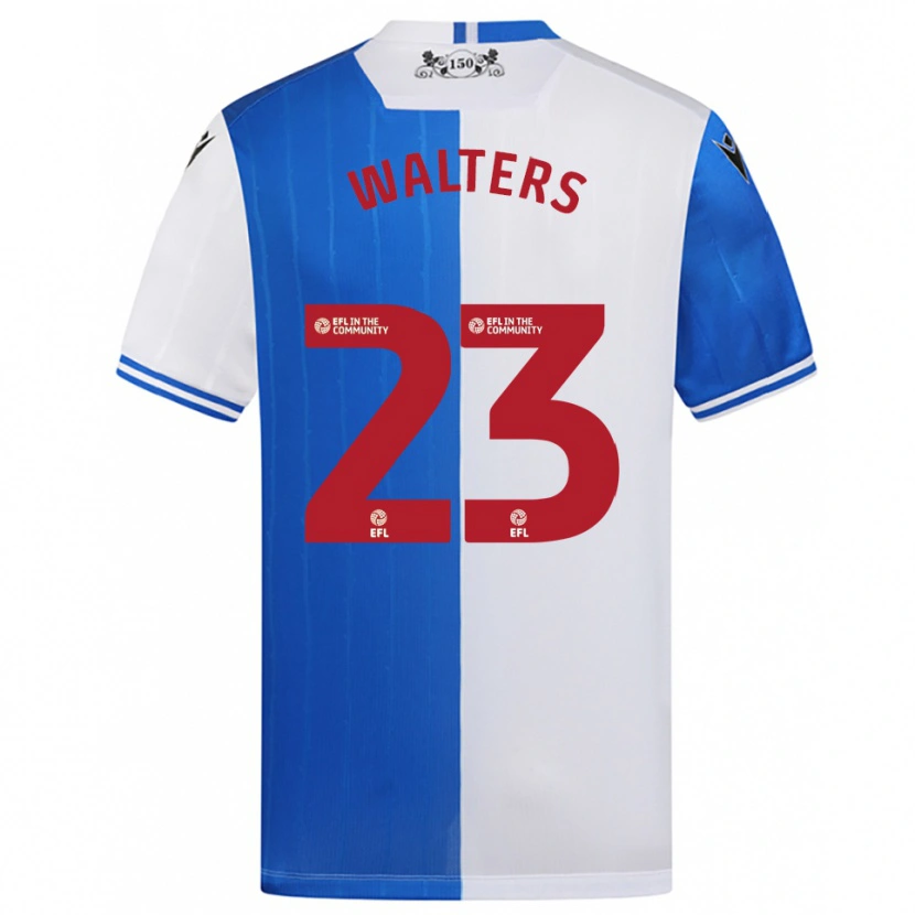 Danxen Kinderen Georgia Walters #23 Blauw Wit Thuisshirt Thuistenue 2025/26 T-Shirt
