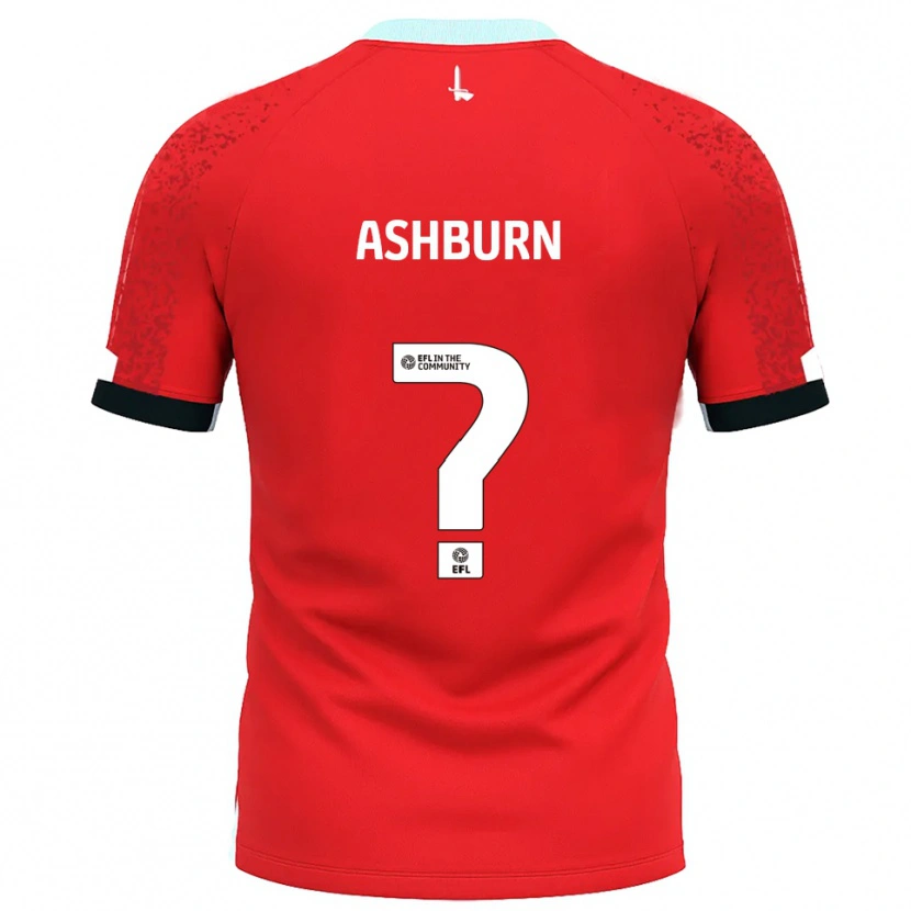 Danxen Kinderen Luke Ashburn #0 Rood Wit Thuisshirt Thuistenue 2025/26 T-Shirt