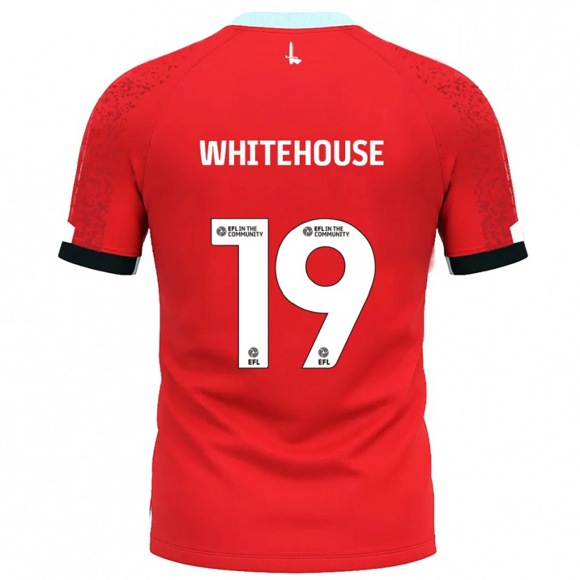 Danxen Kinderen Sophie Whitehouse #19 Rood Wit Thuisshirt Thuistenue 2025/26 T-Shirt