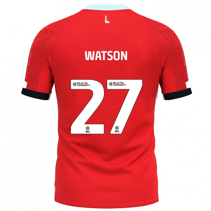 Danxen Kinderen Tennai Watson #27 Rood Wit Thuisshirt Thuistenue 2025/26 T-Shirt