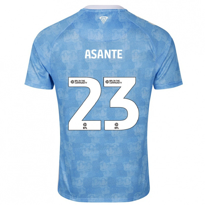 Danxen Kinderen Brandon Thomas-Asante #23 Hemelsblauw Wit Thuisshirt Thuistenue 2025/26 T-Shirt