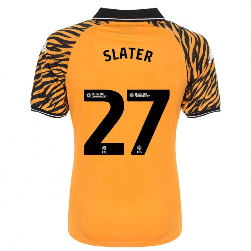 Danxen Kinderen Regan Slater #27 Oranje Zwart Thuisshirt Thuistenue 2025/26 T-Shirt