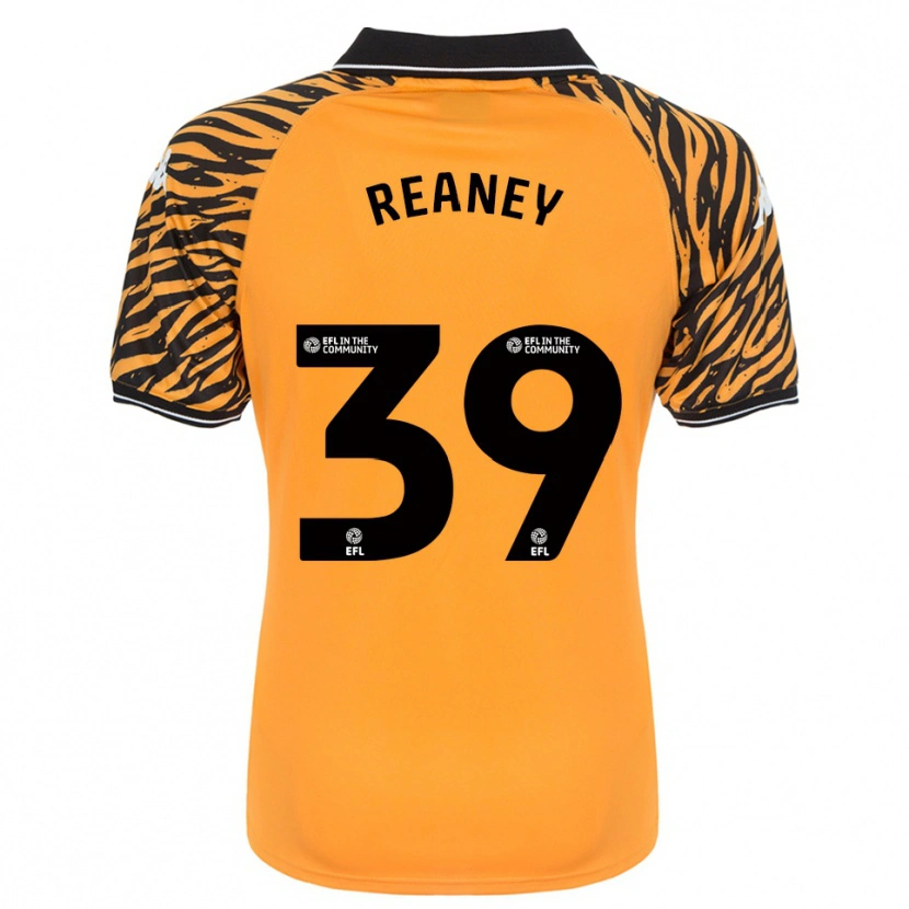 Danxen Kinderen Mollie Reaney #39 Oranje Zwart Thuisshirt Thuistenue 2025/26 T-Shirt