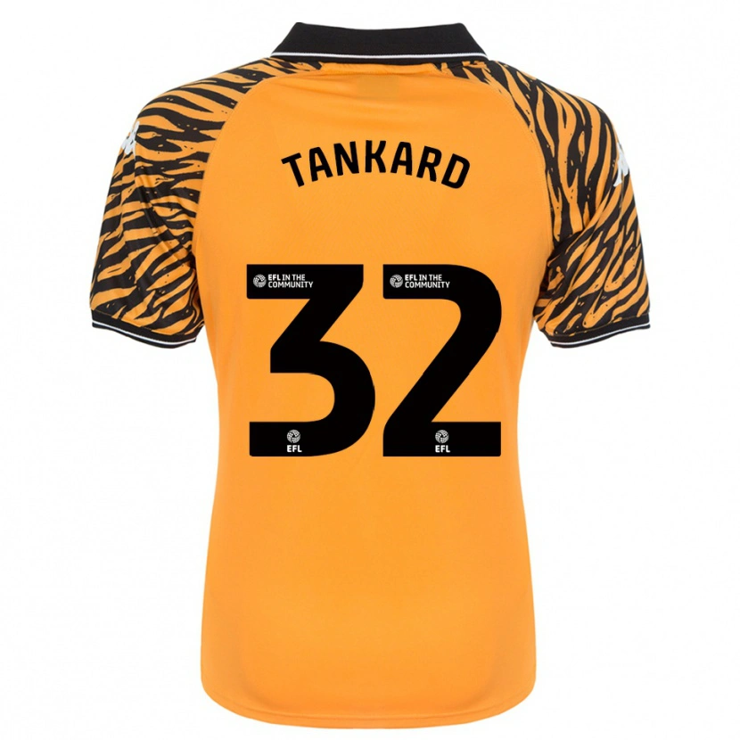 Danxen Kinderen Lily Tankard #32 Oranje Zwart Thuisshirt Thuistenue 2025/26 T-Shirt