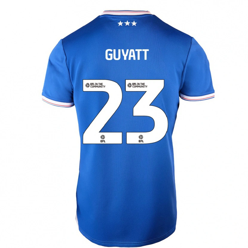 Danxen Kinderen Shauna Guyatt #23 Blauw Wit Thuisshirt Thuistenue 2025/26 T-Shirt