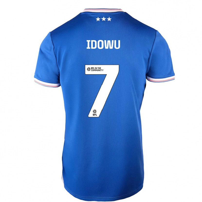 Danxen Kinderen Tudor Mendel-Idowu #7 Blauw Wit Thuisshirt Thuistenue 2025/26 T-Shirt