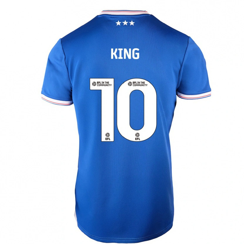 Danxen Kinderen Eloise King #10 Blauw Wit Thuisshirt Thuistenue 2025/26 T-Shirt