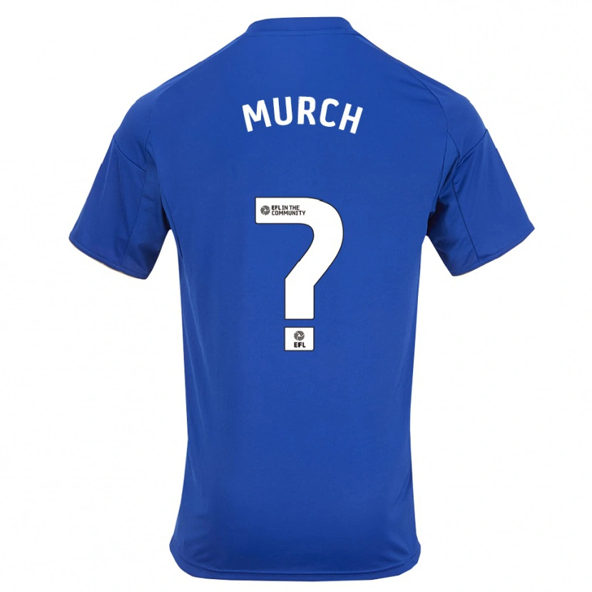 Danxen Kinderen Oliver Murch #0 Blauw Goud Thuisshirt Thuistenue 2025/26 T-Shirt