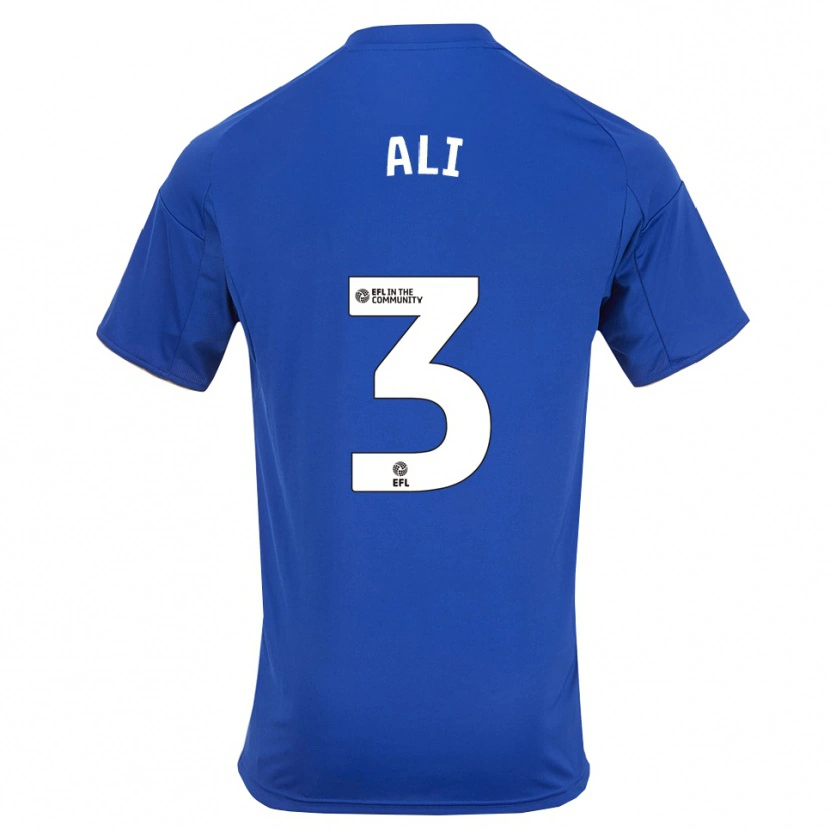 Danxen Kinderen Mirsad Ali #3 Blauw Goud Thuisshirt Thuistenue 2025/26 T-Shirt