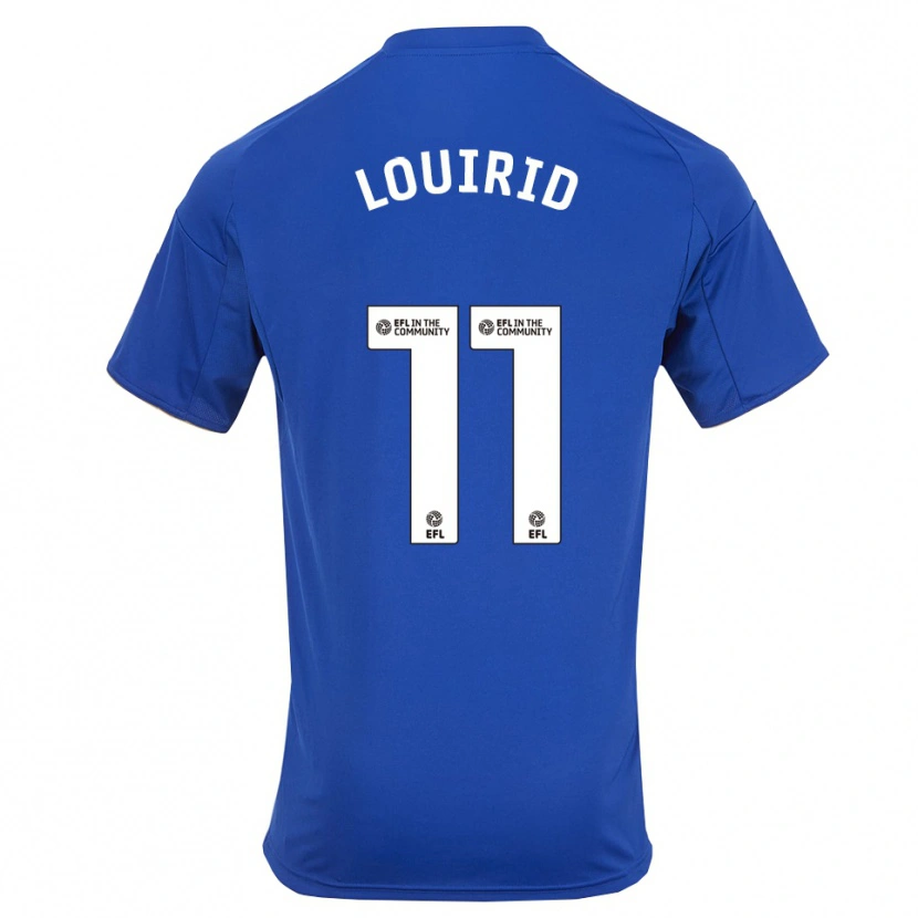 Danxen Kinderen Chey Louirid #11 Blauw Goud Thuisshirt Thuistenue 2025/26 T-Shirt