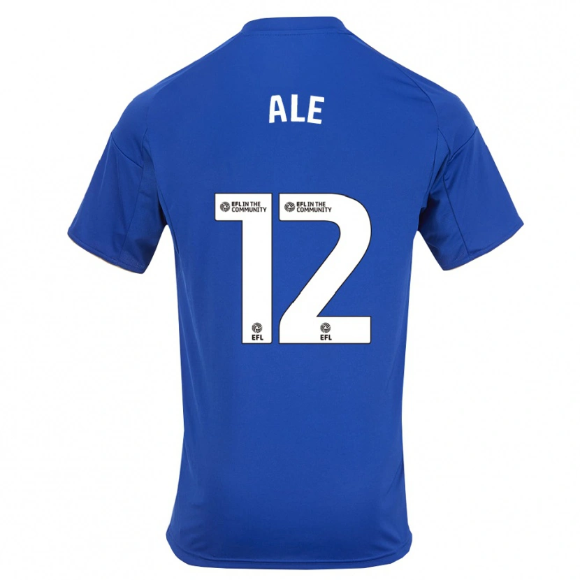 Danxen Kinderen Asmita Ale #12 Blauw Goud Thuisshirt Thuistenue 2025/26 T-Shirt