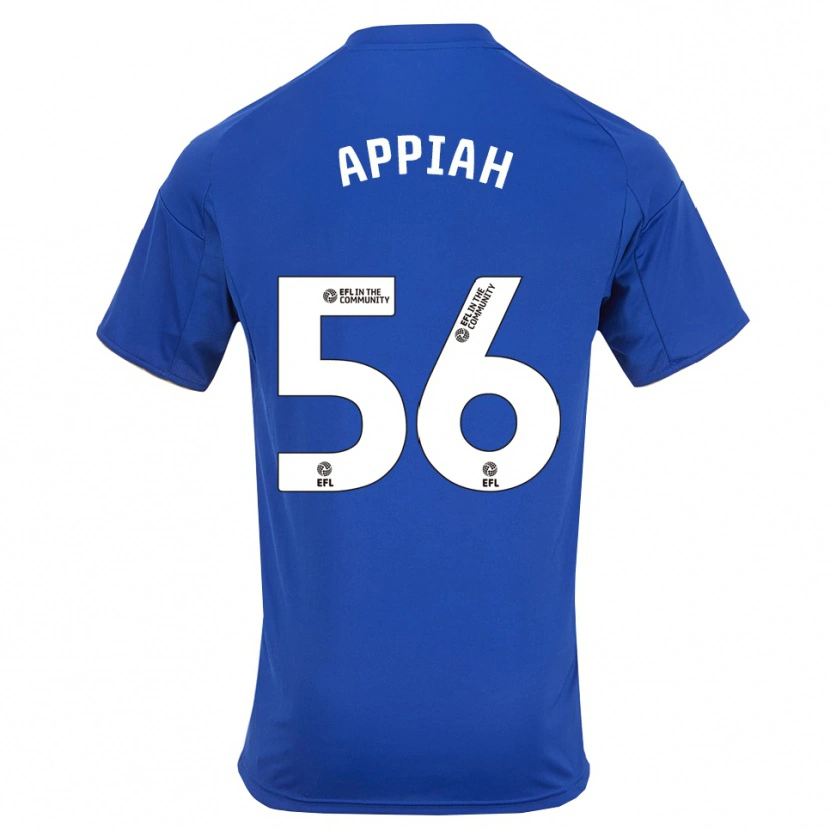 Danxen Kinderen Paul Appiah #56 Blauw Goud Thuisshirt Thuistenue 2025/26 T-Shirt