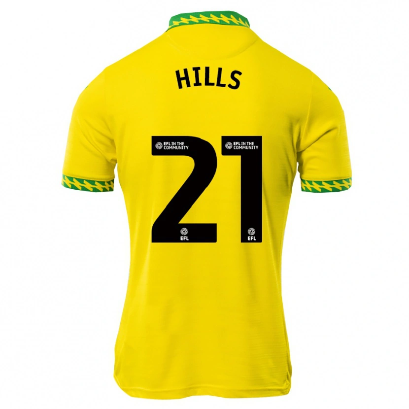 Danxen Kinderen Brad Hills #21 Wit Groen Thuisshirt Thuistenue 2025/26 T-Shirt