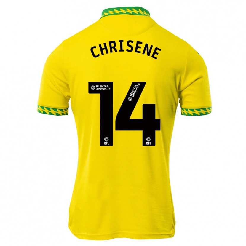Danxen Kinderen Ben Chrisene #14 Wit Groen Thuisshirt Thuistenue 2025/26 T-Shirt