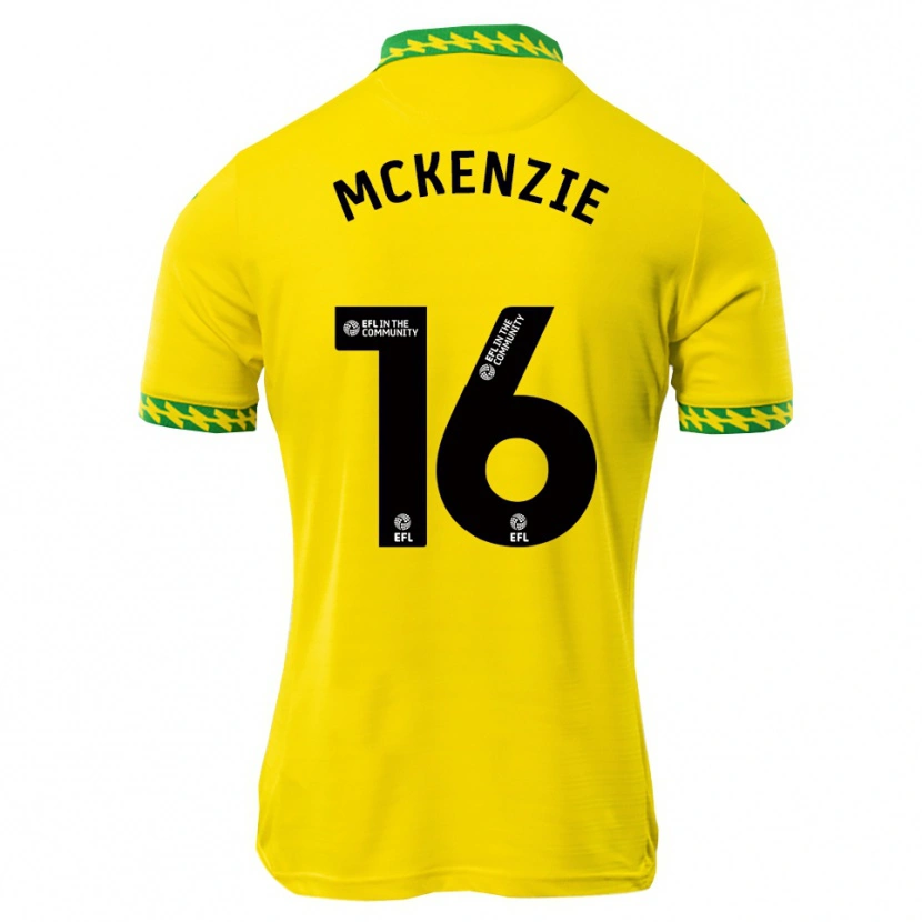 Danxen Kinderen Mason Mckenzie #16 Wit Groen Thuisshirt Thuistenue 2025/26 T-Shirt
