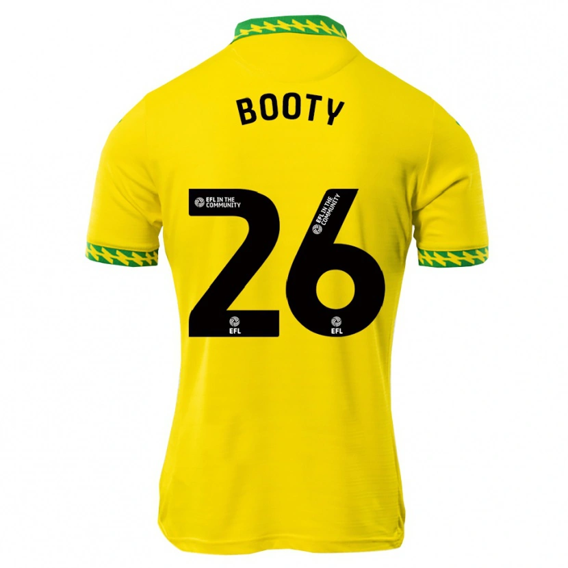 Danxen Kinderen Sienna Booty #26 Wit Groen Thuisshirt Thuistenue 2025/26 T-Shirt