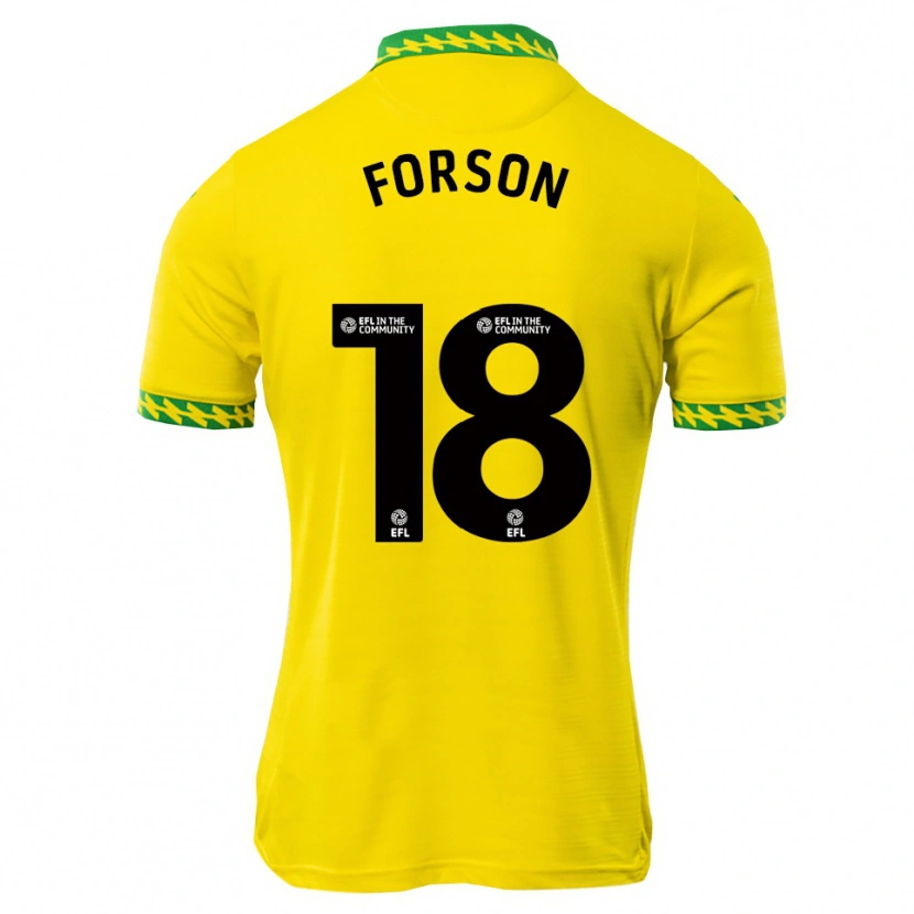 Danxen Kinderen Amankwah Forson #18 Wit Groen Thuisshirt Thuistenue 2025/26 T-Shirt
