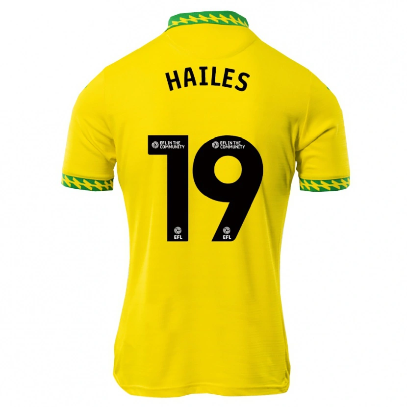 Danxen Kinderen Lauren Hailes #19 Wit Groen Thuisshirt Thuistenue 2025/26 T-Shirt