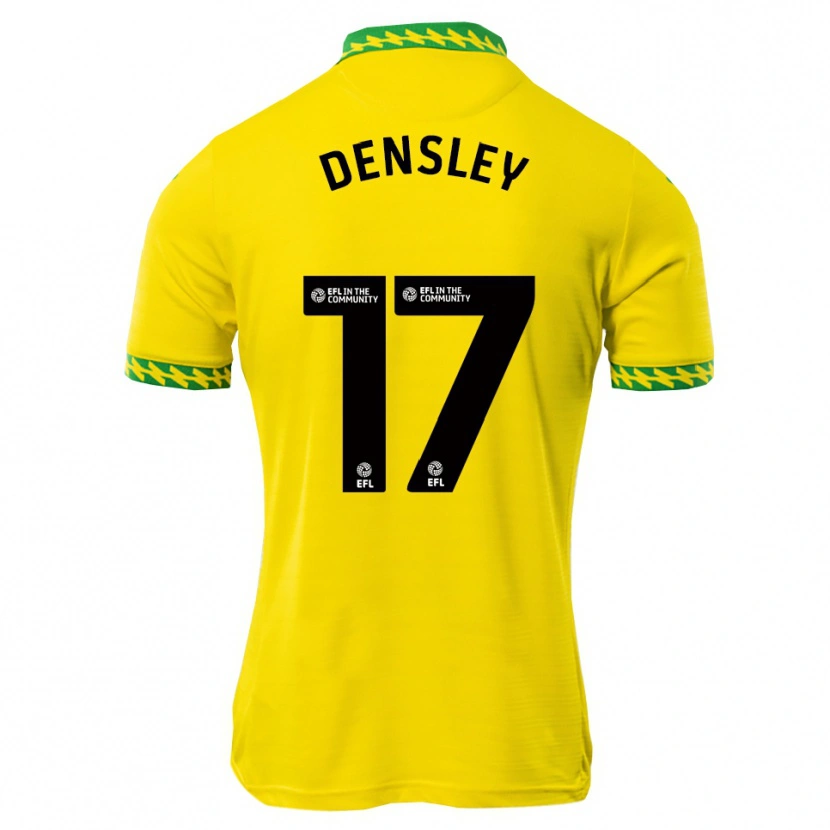 Danxen Kinderen Lara Densley #17 Wit Groen Thuisshirt Thuistenue 2025/26 T-Shirt