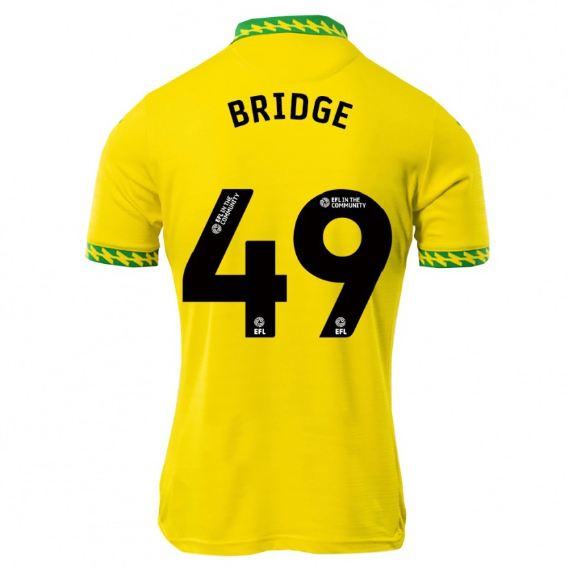 Danxen Kinderen Aj Bridge #49 Wit Groen Thuisshirt Thuistenue 2025/26 T-Shirt