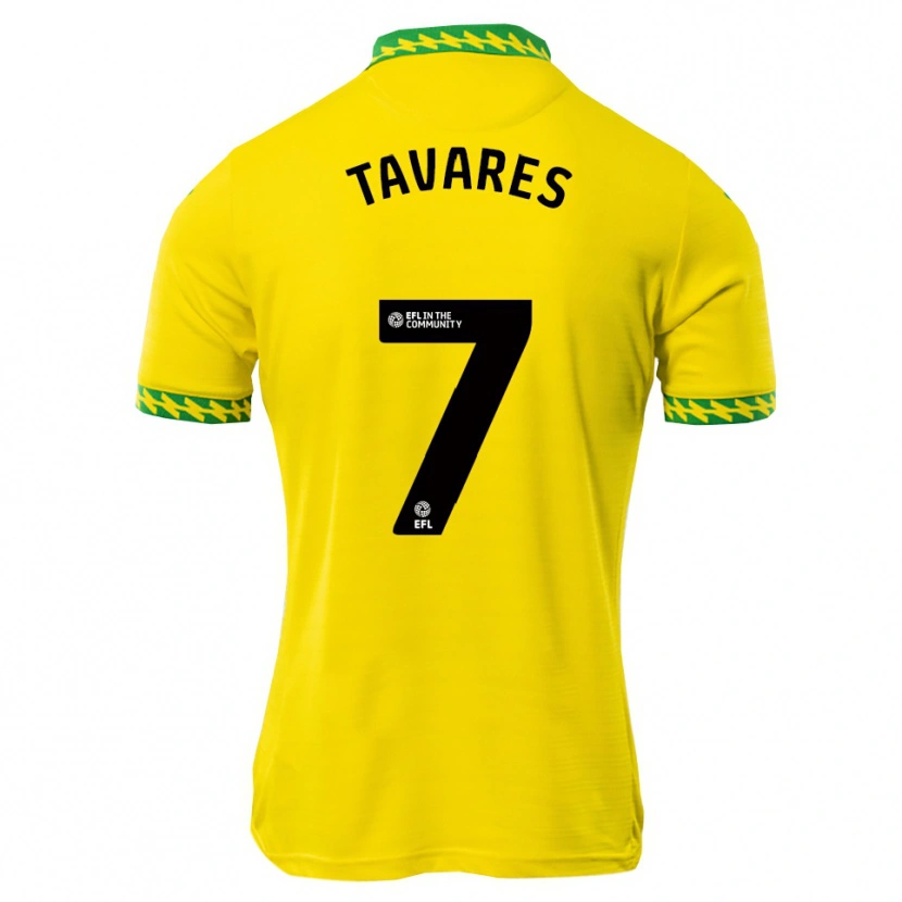 Danxen Kinderen Ajay Tavares #7 Wit Groen Thuisshirt Thuistenue 2025/26 T-Shirt