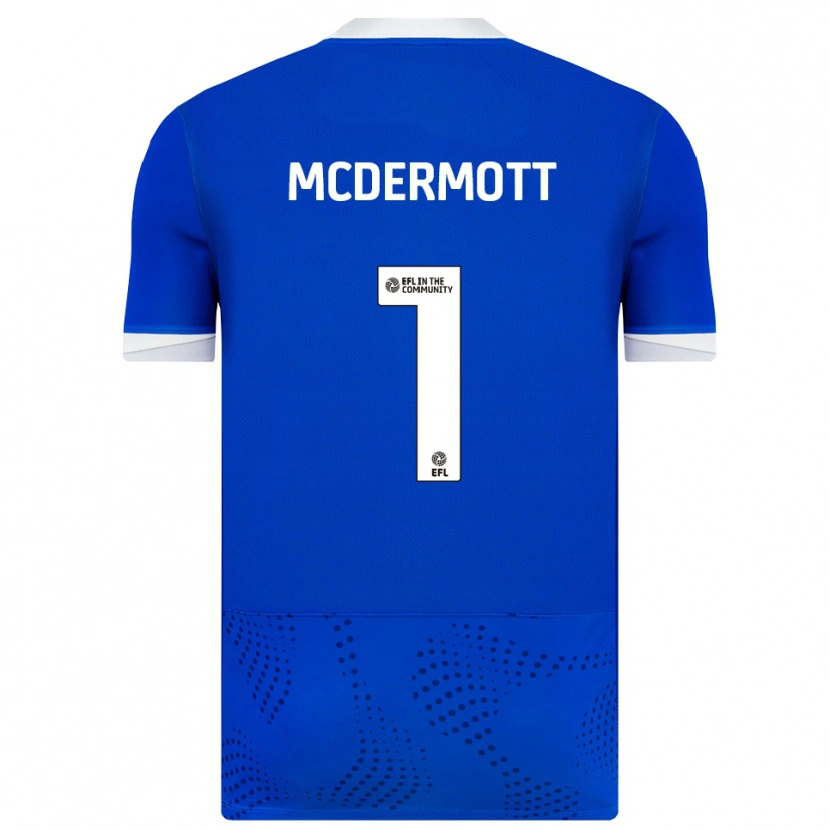 Danxen Kinderen Conal Mcdermott #1 Blauw Wit Thuisshirt Thuistenue 2025/26 T-Shirt