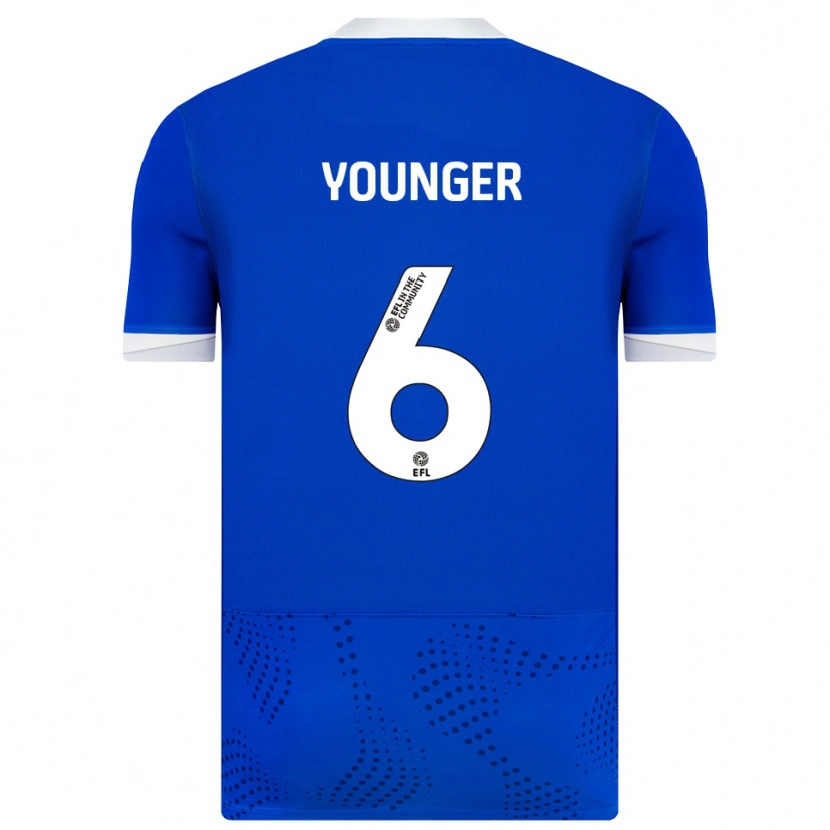 Danxen Kinderen Jazz Younger #6 Blauw Wit Thuisshirt Thuistenue 2025/26 T-Shirt