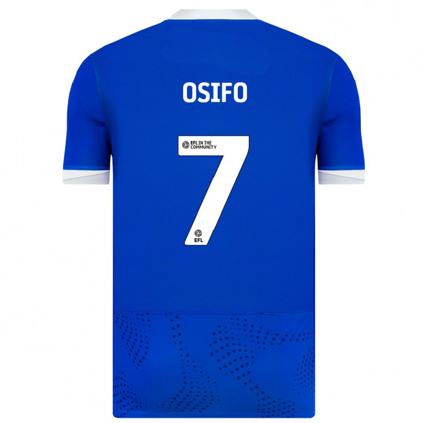 Danxen Kinderen Jermaine Osifo #7 Blauw Wit Thuisshirt Thuistenue 2025/26 T-Shirt