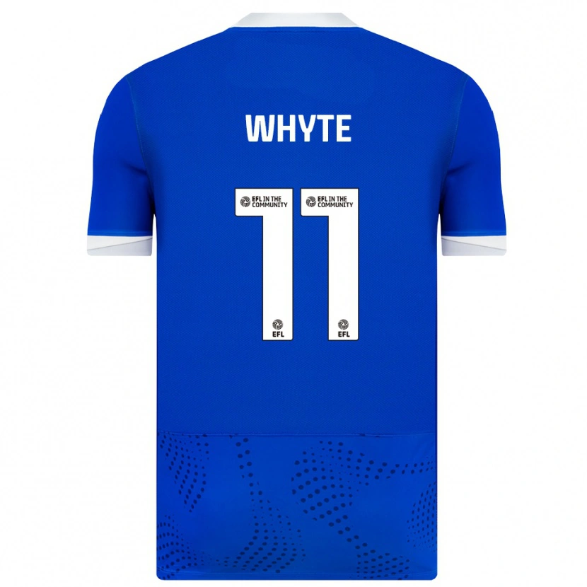 Danxen Kinderen Gavin Whyte #11 Blauw Wit Thuisshirt Thuistenue 2025/26 T-Shirt