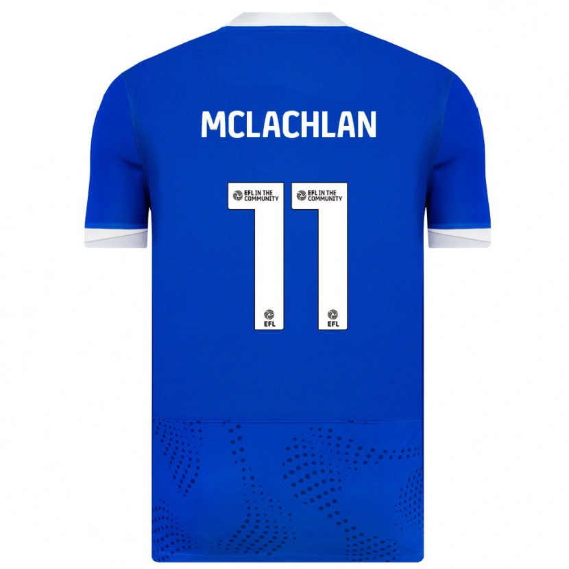 Danxen Kinderen Daisy Mclachlan #11 Blauw Wit Thuisshirt Thuistenue 2025/26 T-Shirt