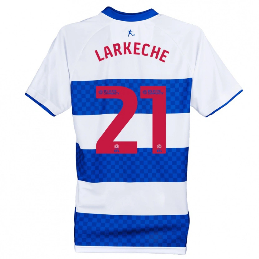 Danxen Kinderen Ziyad Larkeche #21 Blauw Wit Thuisshirt Thuistenue 2025/26 T-Shirt