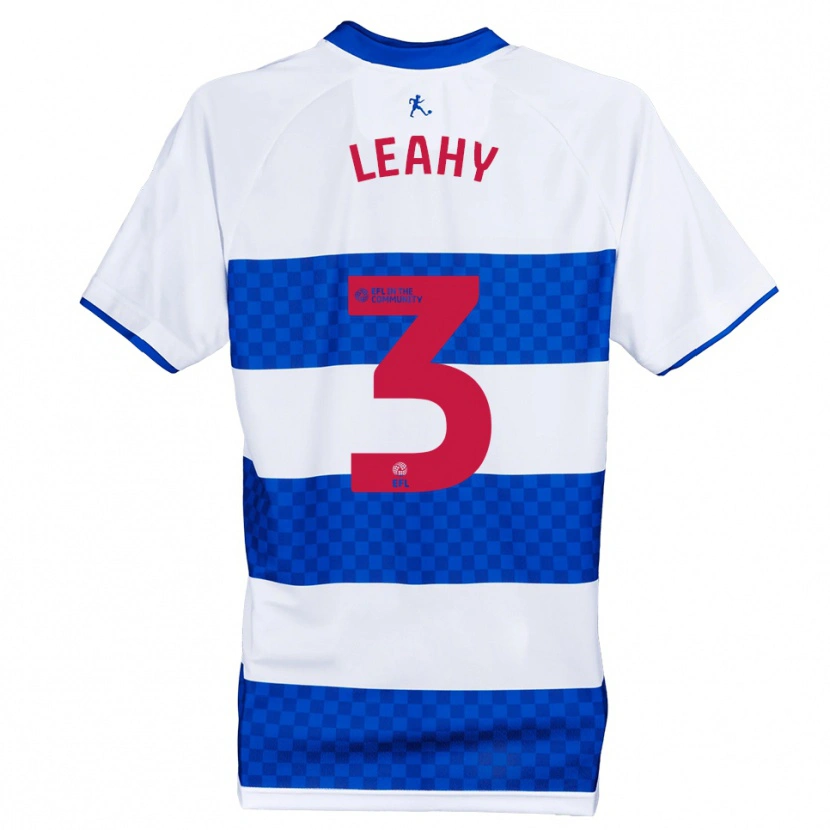 Danxen Kinderen Jake Leahy #3 Blauw Wit Thuisshirt Thuistenue 2025/26 T-Shirt