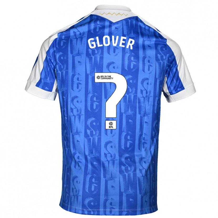 Danxen Kinderen Jay Glover #0 Blauw Wit Thuisshirt Thuistenue 2025/26 T-Shirt