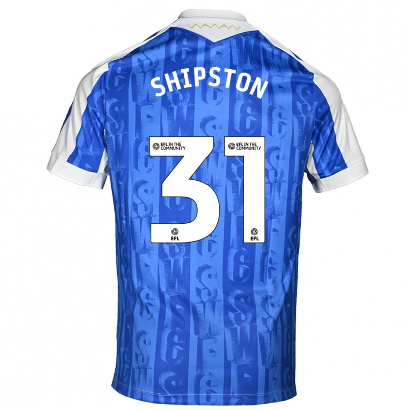 Danxen Kinderen Rio Shipston #31 Blauw Wit Thuisshirt Thuistenue 2025/26 T-Shirt