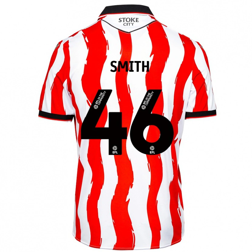 Danxen Kinderen William Smith #46 Wit Rood Thuisshirt Thuistenue 2025/26 T-Shirt