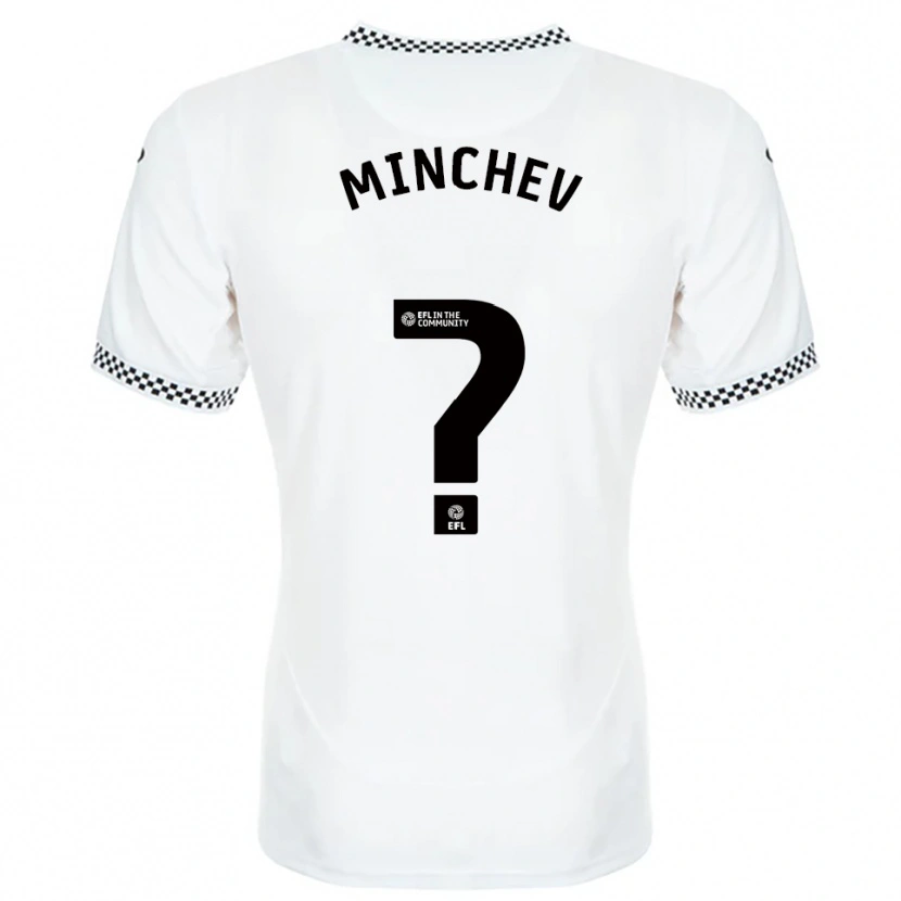 Danxen Kinderen Teodor Minchev #0 Wit Oranje Thuisshirt Thuistenue 2025/26 T-Shirt