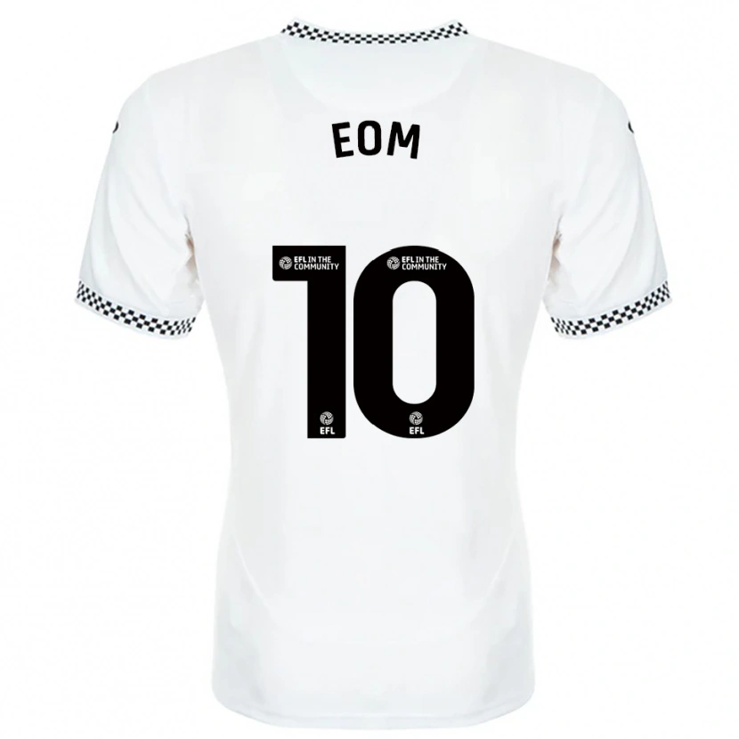 Danxen Kinderen Ji-Sung Eom #10 Wit Oranje Thuisshirt Thuistenue 2025/26 T-Shirt