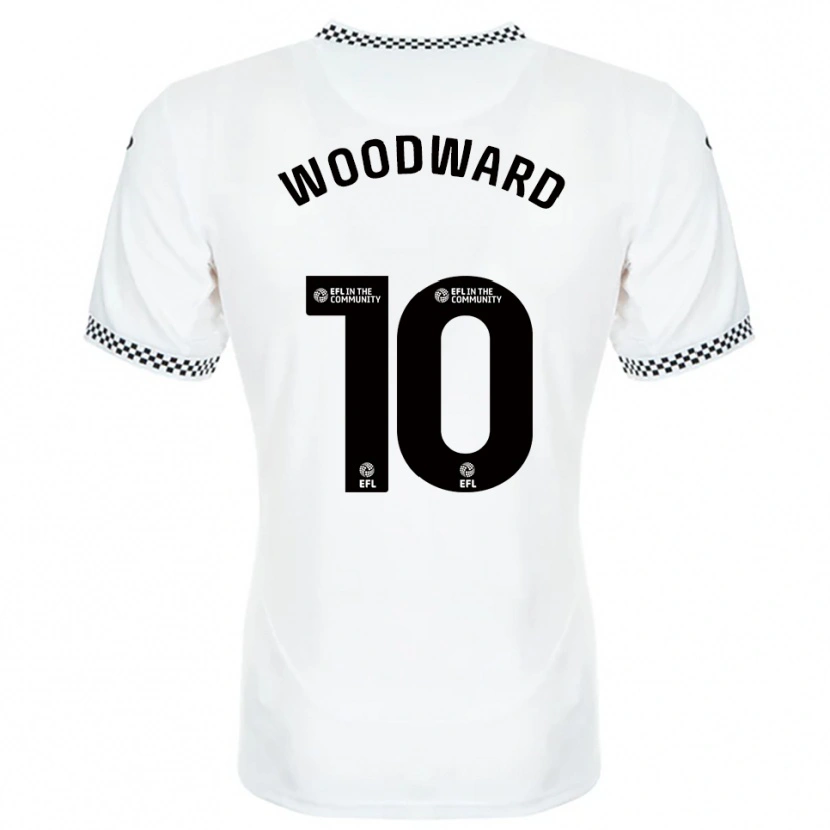 Danxen Kinderen Thomas Woodward #10 Wit Oranje Thuisshirt Thuistenue 2025/26 T-Shirt