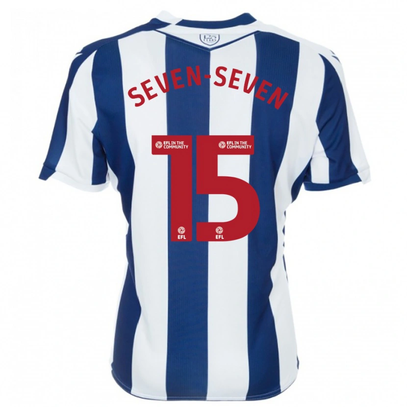 Danxen Kinderen Justin Seven-Seven #15 Marine Wit Thuisshirt Thuistenue 2025/26 T-Shirt