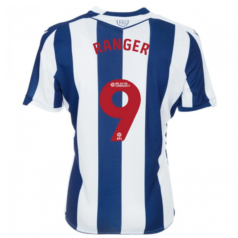 Danxen Kinderen Donte Ranger #9 Marine Wit Thuisshirt Thuistenue 2025/26 T-Shirt