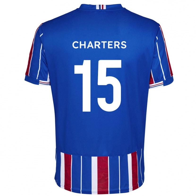 Danxen Kinderen Taylor Charters #15 Blauw Rood Wit Thuisshirt Thuistenue 2025/26 T-Shirt