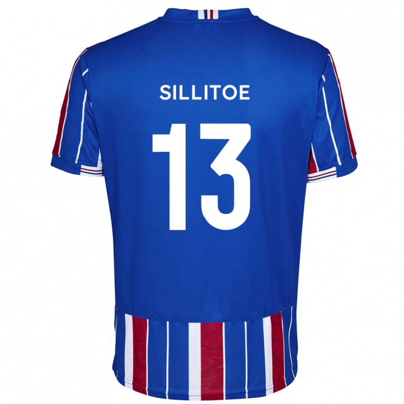 Danxen Kinderen Casey Sillitoe #13 Blauw Rood Wit Thuisshirt Thuistenue 2025/26 T-Shirt