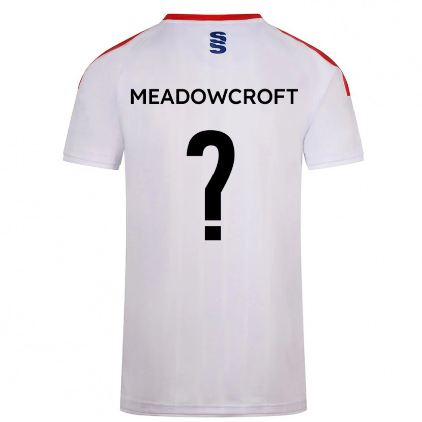 Danxen Kinderen Cullen Meadowcroft #0 Wit Marine Thuisshirt Thuistenue 2025/26 T-Shirt