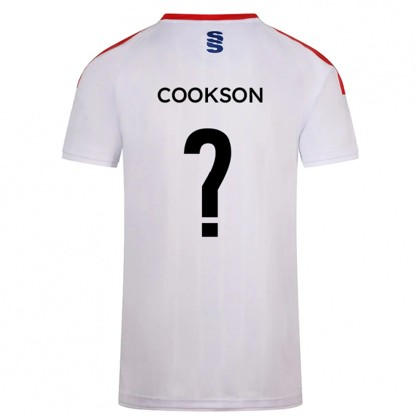 Danxen Kinderen Ashton Cookson #0 Wit Marine Thuisshirt Thuistenue 2025/26 T-Shirt