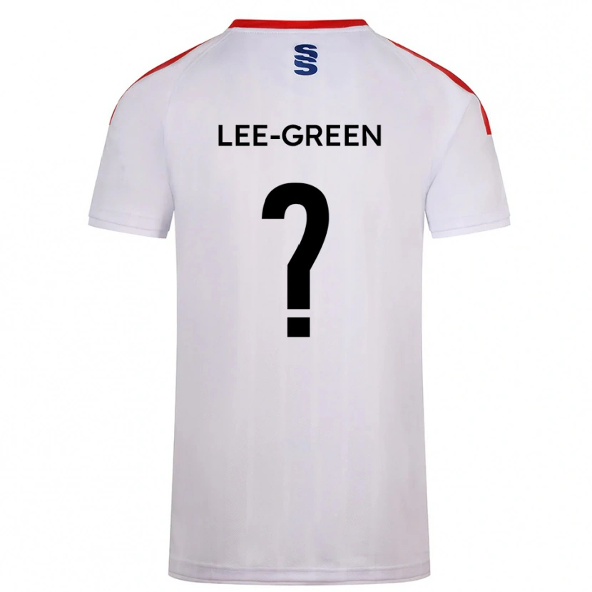 Danxen Kinderen Alex Lee-Green #0 Wit Marine Thuisshirt Thuistenue 2025/26 T-Shirt